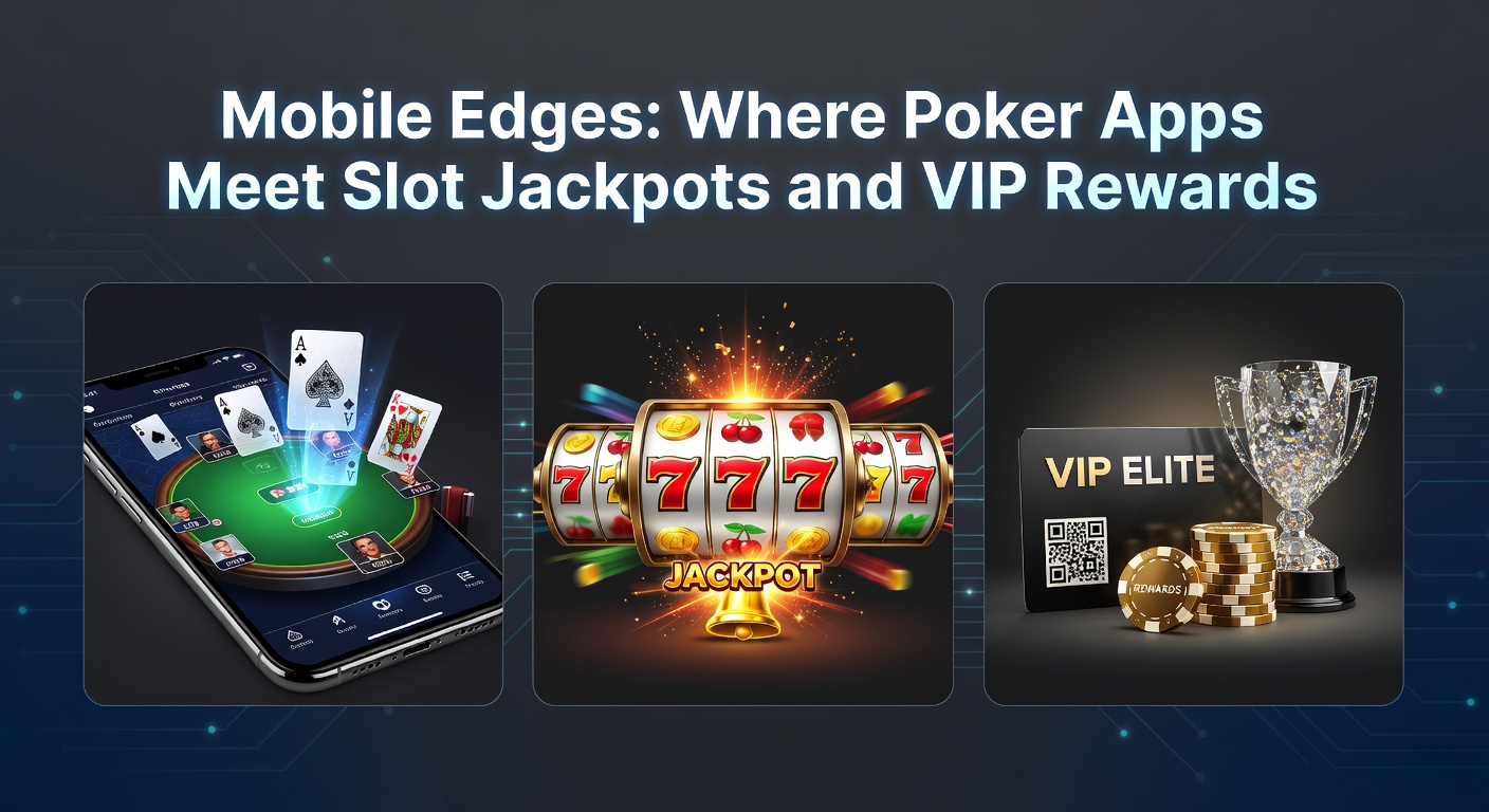 Detaillierte Darstellung eines VIP-Rewards-Menüs auf einem Mobile-Gerät mit Poker-Chips, Slot-Symbolen und exklusiven Belohnungen